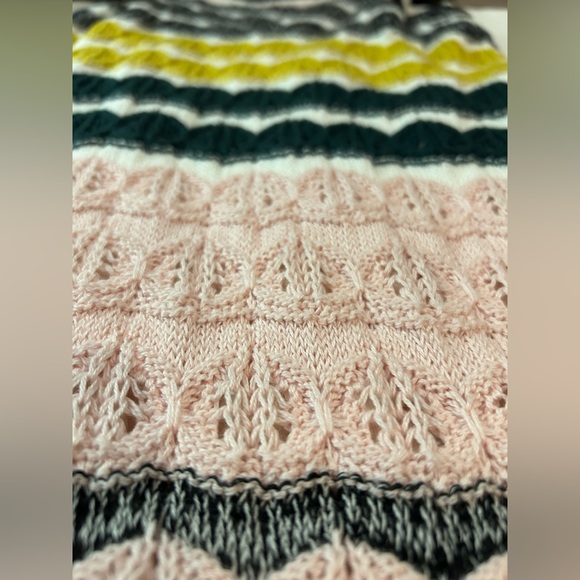 NWT ANTHROPOLOGIE AKEMI + KIN April Crochet Dress Sweater‎ Stripe S - Picture 11 of 16